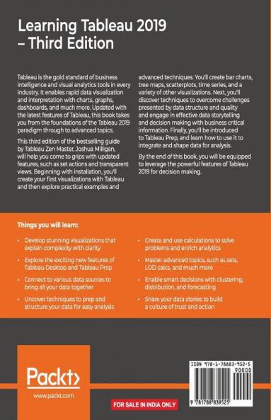 Learning Tableau 2019 - Third Edition