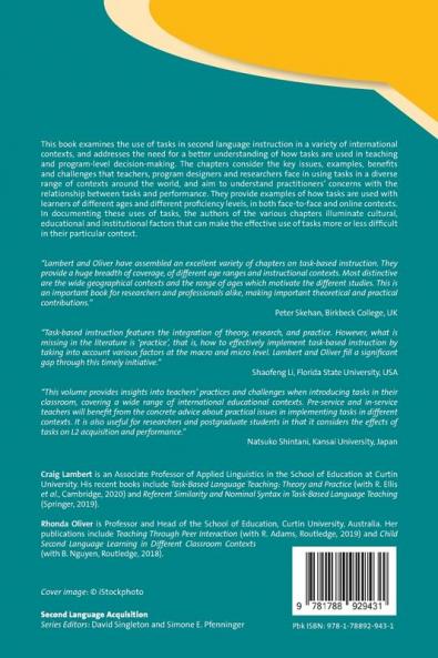 Using Tasks in Second Language Teaching