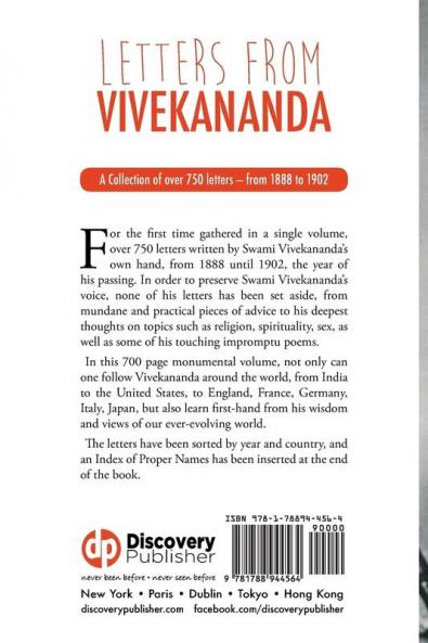 Letters from Vivekananda