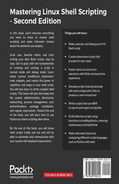 Mastering Linux Shell Scripting - Second Edition