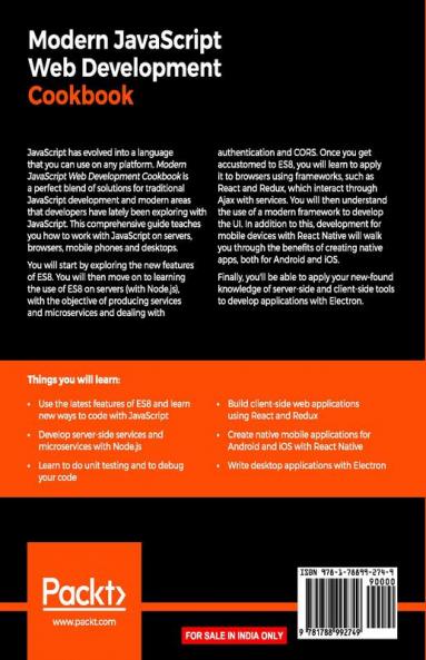 Modern JavaScript Web Development Cookbook