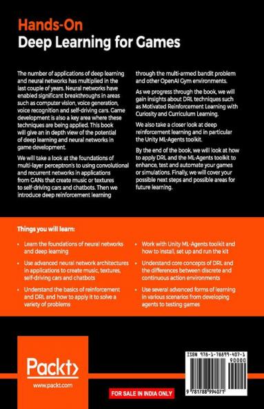 Hands-On Deep Learning for Games