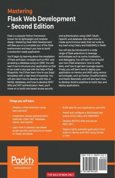 Mastering Flask Web Development - Second Edition