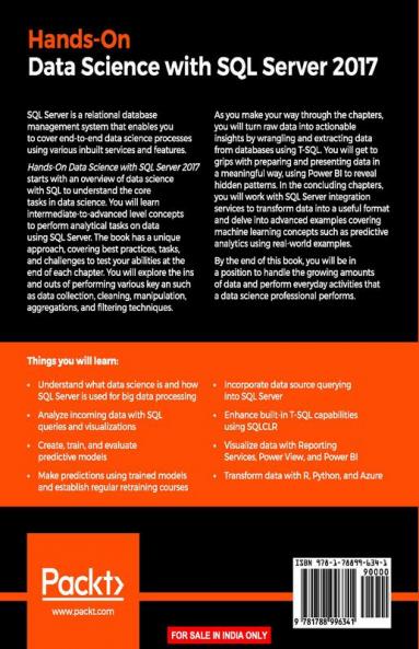 Hands-On Data Science with SQL Server 2017