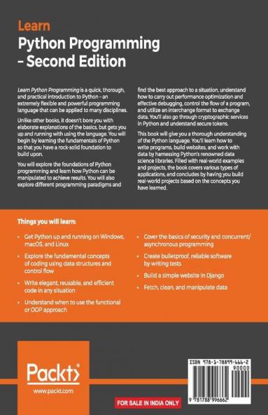 Learn Python Programming - Second Edition