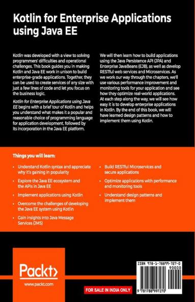 Kotlin for Enterprise Applications using Java EE