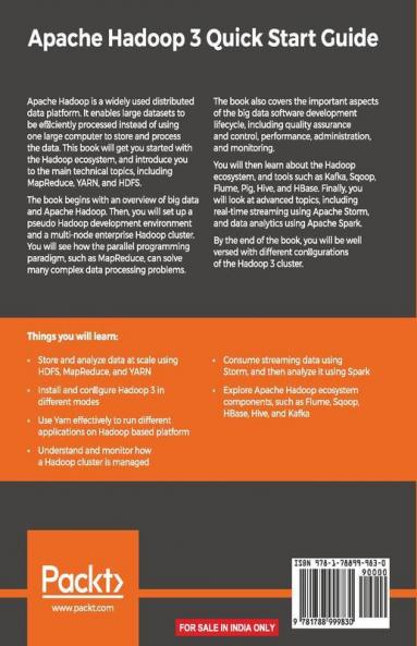 Apache Hadoop 3 Quick Start Guide