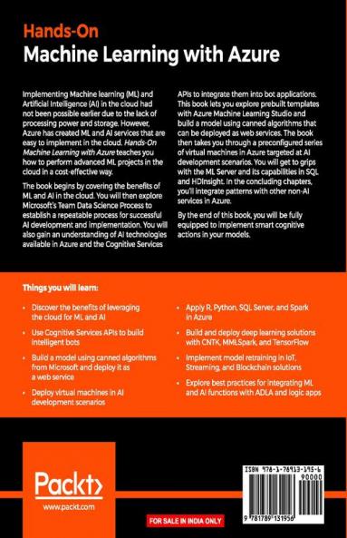 Hands-On Machine Learning with Azure