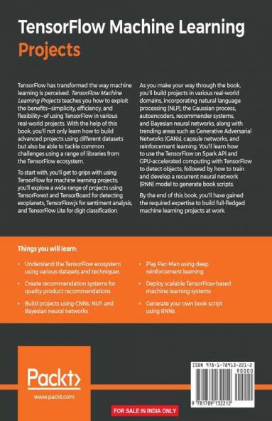 TensorFlow Machine Learning Projects