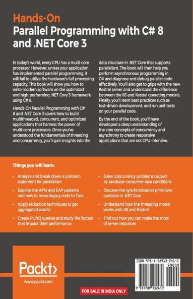 Hands-On Parallel Programming with C# 8 and .NET Core 3