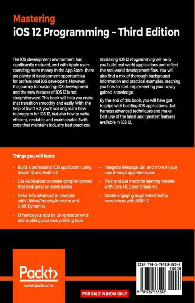 Mastering iOS 12 Programming - Third Edition