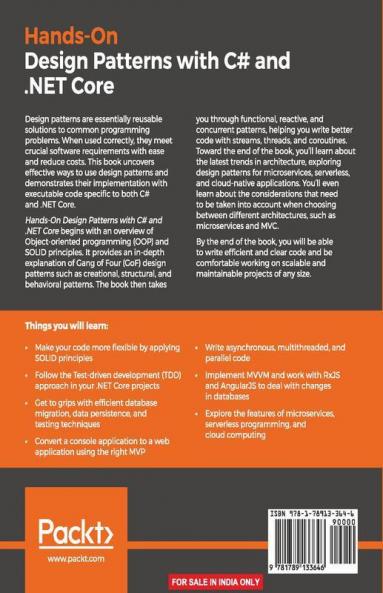Hands-On Design Patterns with C# and .NET Core