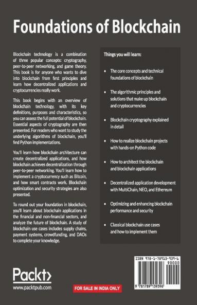 Foundations of Blockchain