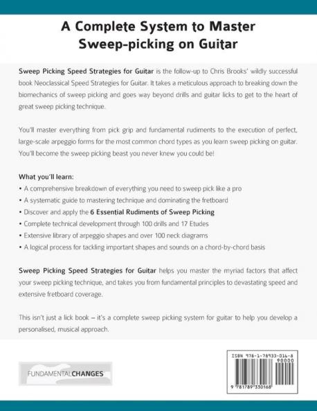Sweep Picking Speed Strategies for Guitar