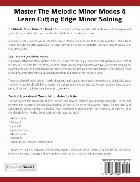 Melodic Minor Guitar Cookbook
