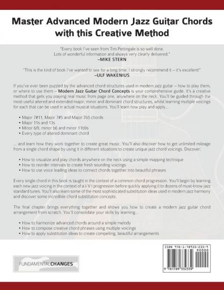 Modern Jazz Guitar Chord Concepts