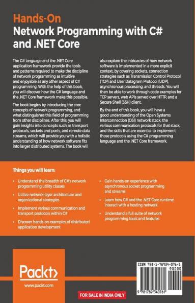 Hands-On Network Programming with C# and .NET Core