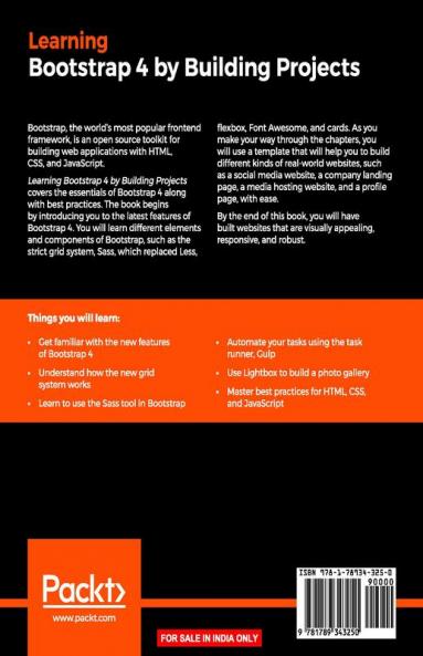 Learning Bootstrap 4 by Building Projects