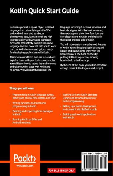 Kotlin Quick Start Guide