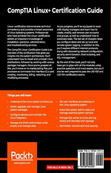 CompTIA Linux+ Certification Guide