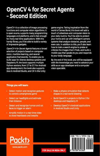 OpenCV 4 for Secret Agents