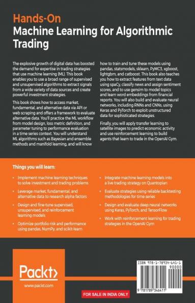 Hands-On Machine Learning for Algorithmic Trading