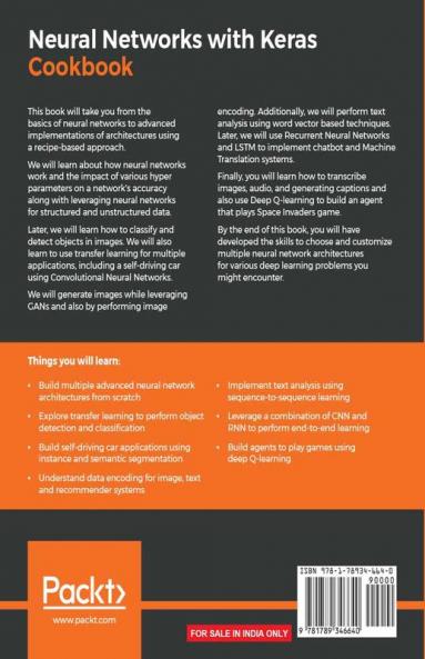 Neural Networks with Keras Cookbook