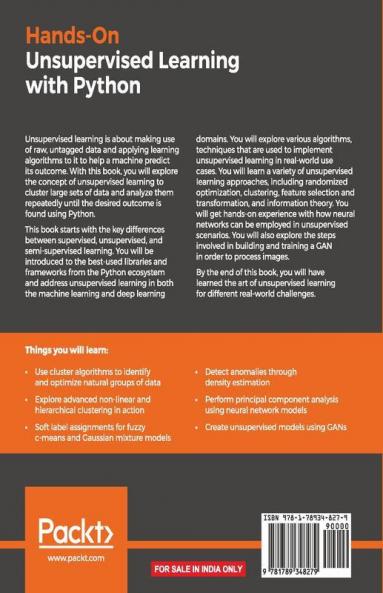 Hands-On Unsupervised Learning with Python