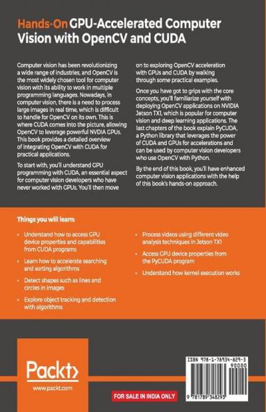 Hands-On GPU-Accelerated Computer Vision with OpenCV and CUDA