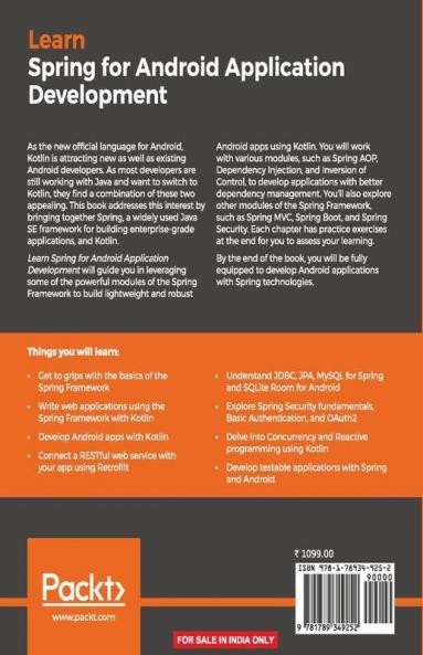 Learn Spring for Android Application Development