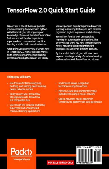 TensorFlow 2.0 Quick Start Guide