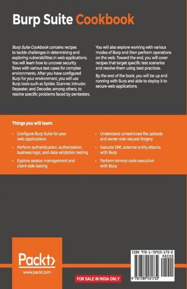 Burp Suite Cookbook