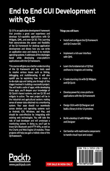 End to End GUI development with Qt5