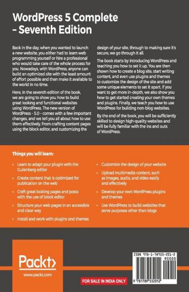 WordPress 5 Complete - Seventh Edition