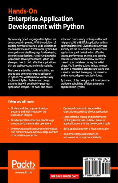 Hands-On Enterprise Application Development with Python