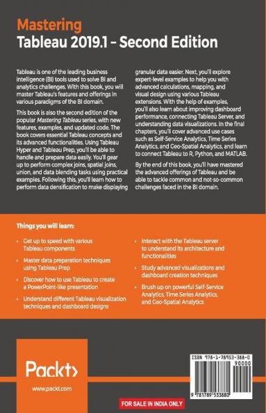 Mastering Tableau 2019.1 - Second Edition