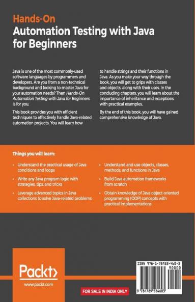 Hands-On Automation Testing with Java for Beginners