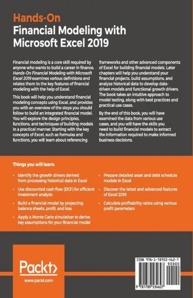 Hands-On Financial Modeling with Microsoft Excel 2019