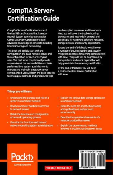CompTIA Server+ Certification Guide