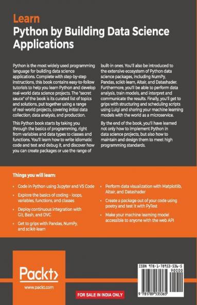 Learn Python by Building Data Science Applications