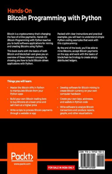 Hands-On Bitcoin Programming with Python