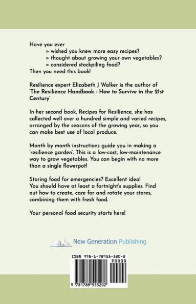 Recipes for Resilience