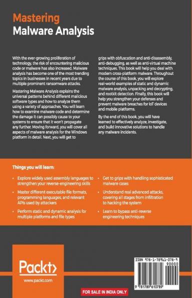 Mastering Malware Analysis