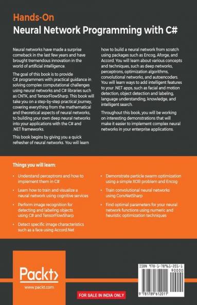 Hands-On Neural Network Programming with C#