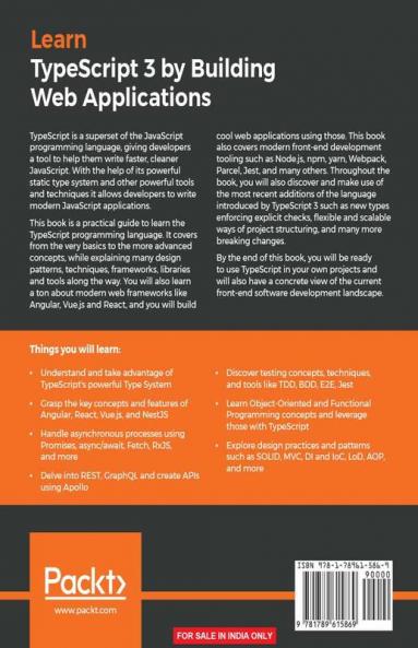 Learn TypeScript 3 by Building Web Applications