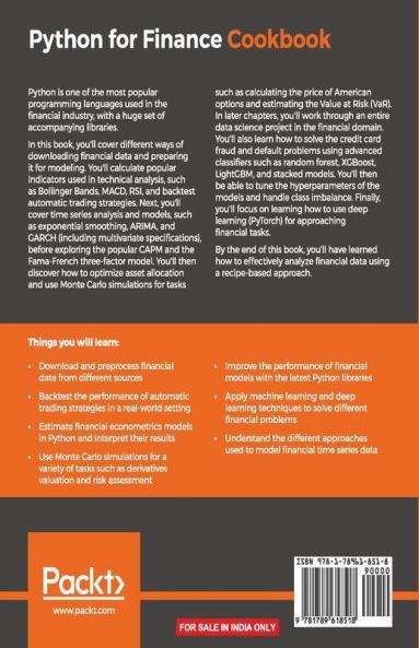 Python for Finance Cookbook