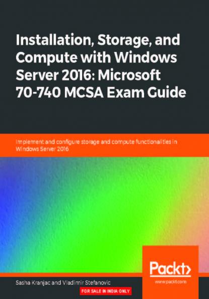 Installation Storage and Compute with Windows Server 2016