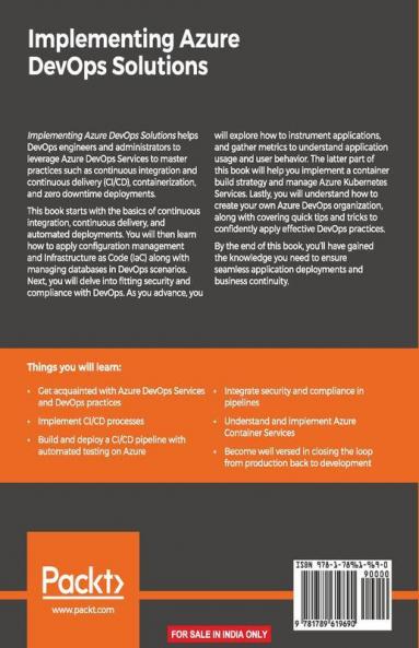Implementing Azure DevOps Solutions