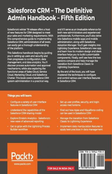 Salesforce CRM - The Definitive Admin Handbook - Fifth Edition