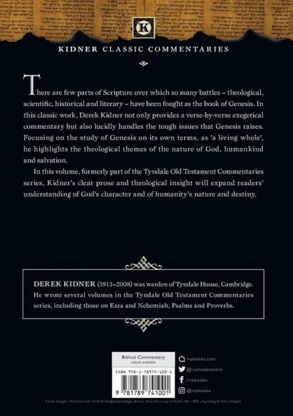Genesis: An Introduction and Commentary (Kidner Classic Commentaries)